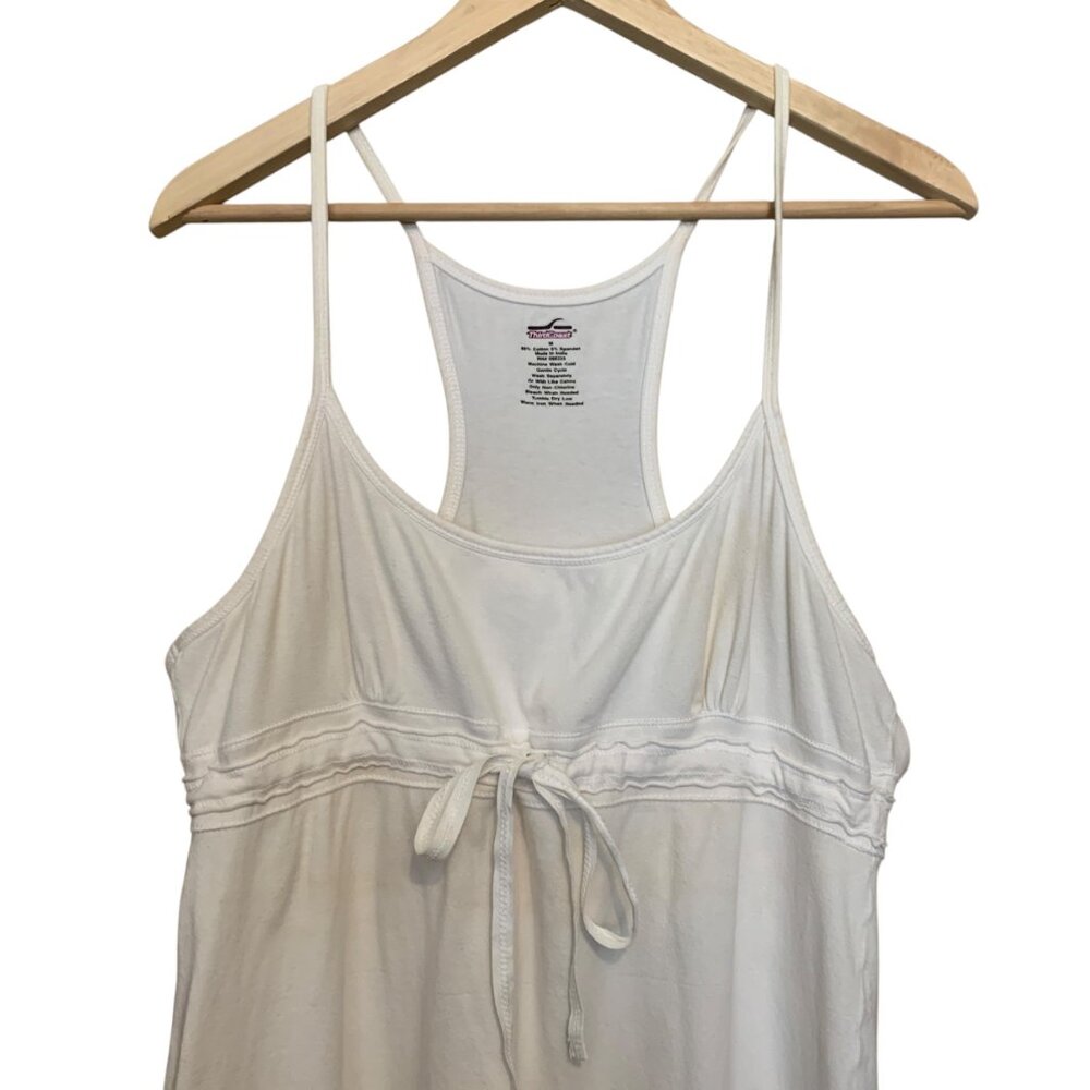 VTG 3rd Coast Dress Babydoll Razorback White Sz LG Fairy Skater-Girl Streetwear - Picture 4 of 16